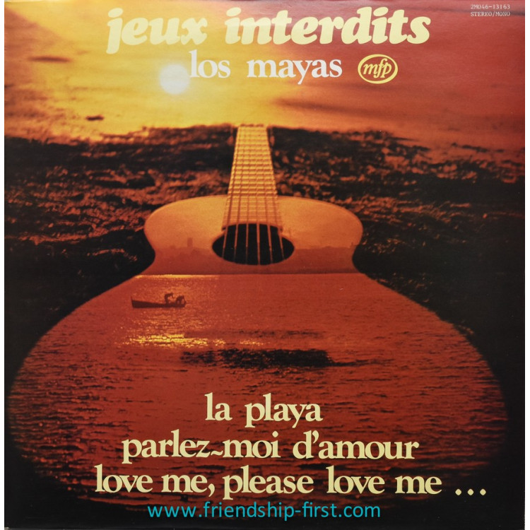 Disque 33 Tours Los Mayas / Jeux interdits (1974)
