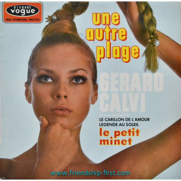 Disque 45 Tours Gérard Calvi & son orchestre / Une autre plage (1967)