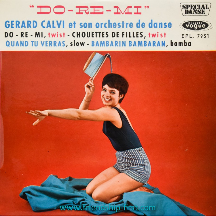 Disque 45 Tours Gérard Calvi & son orchestre de danse / Do-re-mi (1962)