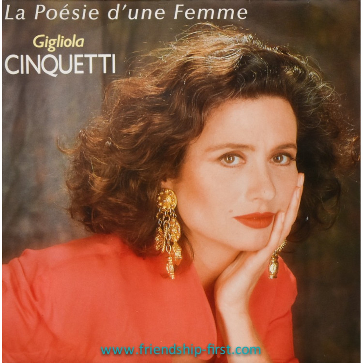 Disque 45 Tours Gigliola Ciquetti / La poésie d'une femme (1992)