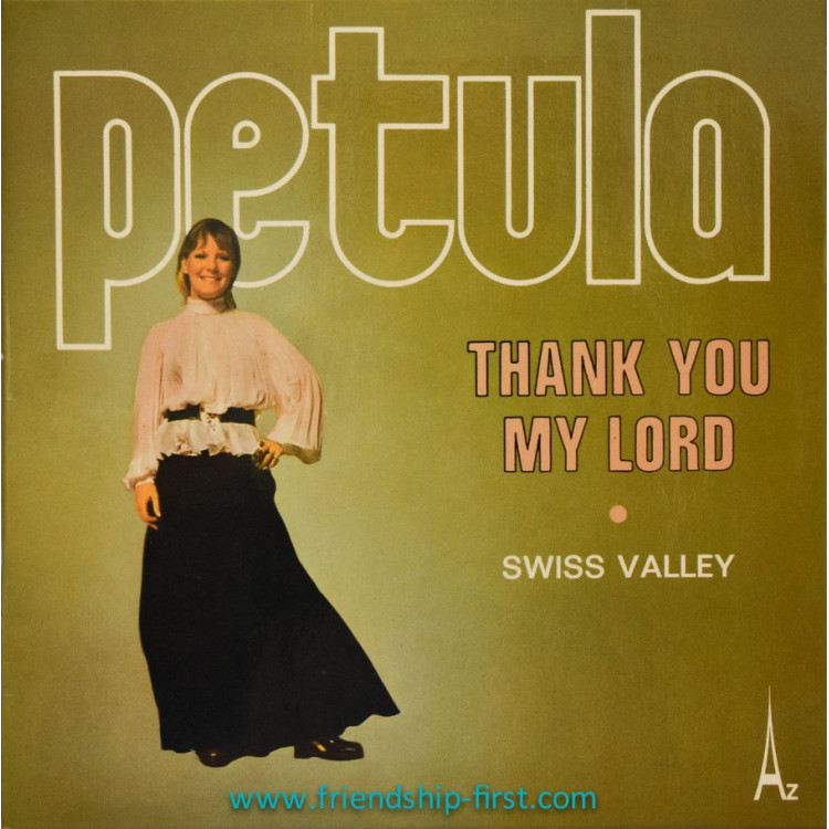 Disque 45 Tours Petula Clark / Thank You My Lord (1973)