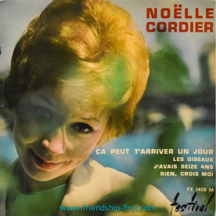 Disque 45 Tours Noëlle Cordier / Ça peut t'arriver un jour (1965)