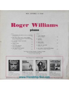 Disque 33 Tours Roger Williams / Piano (1973)