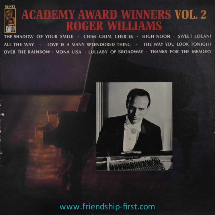 Disque 33 Tours Roger Williams / Academy Award Winners Vol.2 (1966)