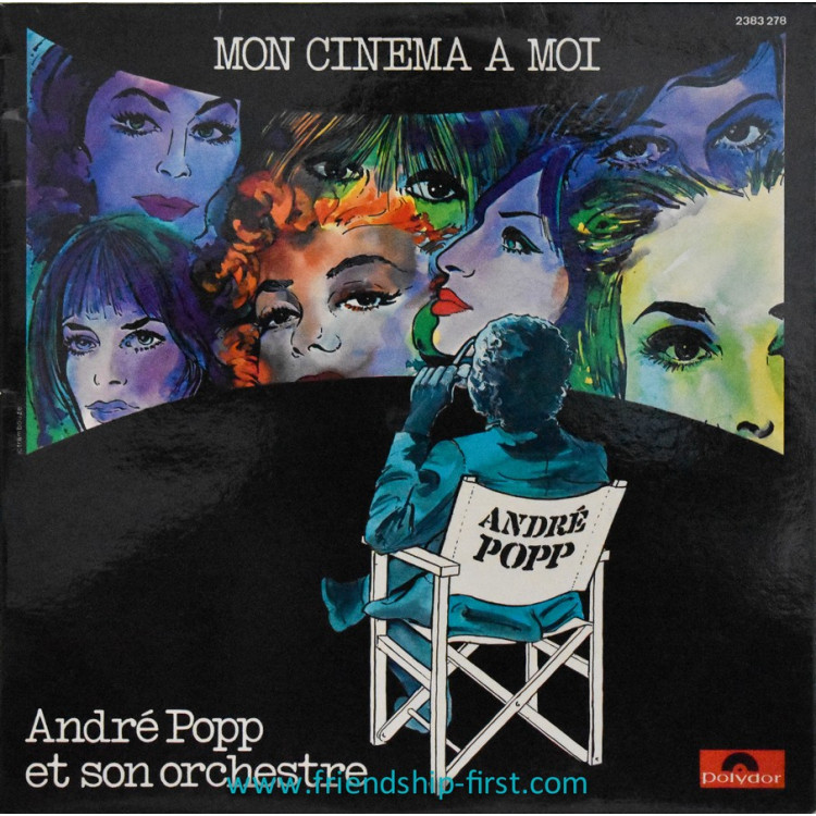 Disque 33 Tours André Popp et son orchestre / Mon cinéma à moi (1974)