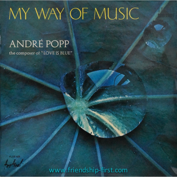 Disque 33 Tours André Popp / My Way of Music (1968)