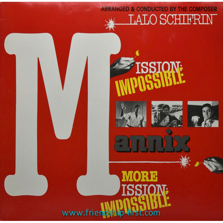 Disque 33 Tours Lalo Schifrin / Mission impossible & Mannix (1982)