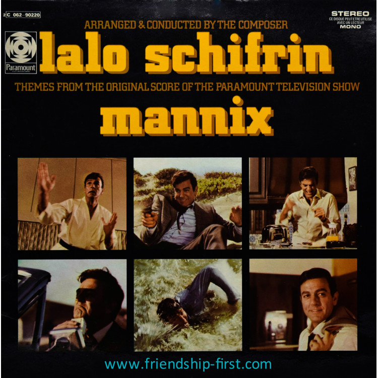 Disque 33 Tours Lalo Schifrin / Mannix (1968)