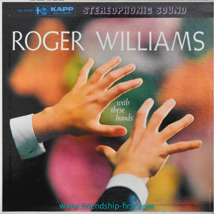 Disque 33 Tours Roger Williams / With These Hands (1959)