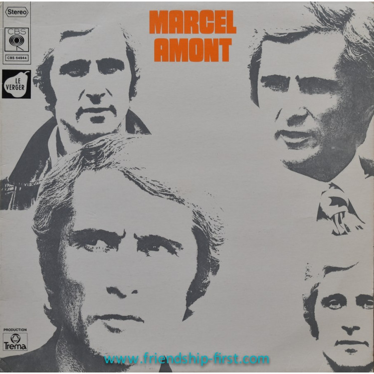 Disque 33 Tours Marcel Amont / C'est aujourd'hui dimanche (1972)