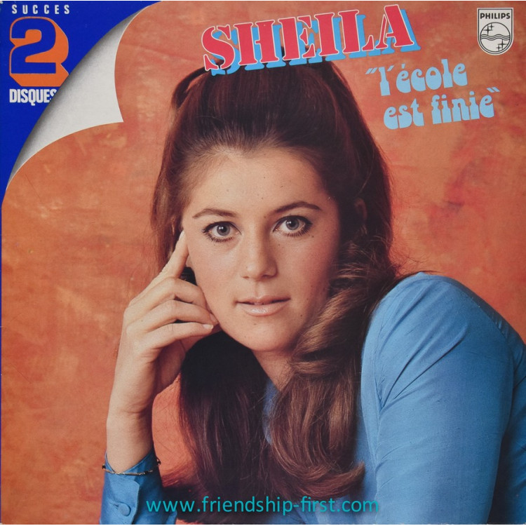 Double disque 33 Tours Sheila / L'école est finie (1975)