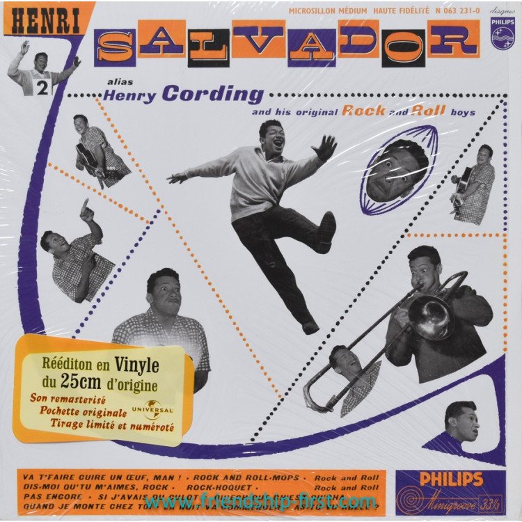 Disque 25 cm Henri Salvador / Alias Henry Cording and his Original Rock and Roll Boys (2002)