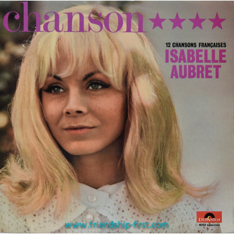 Disque 33 Tours Isabelle Aubret / 12 chansons françaises (1965)