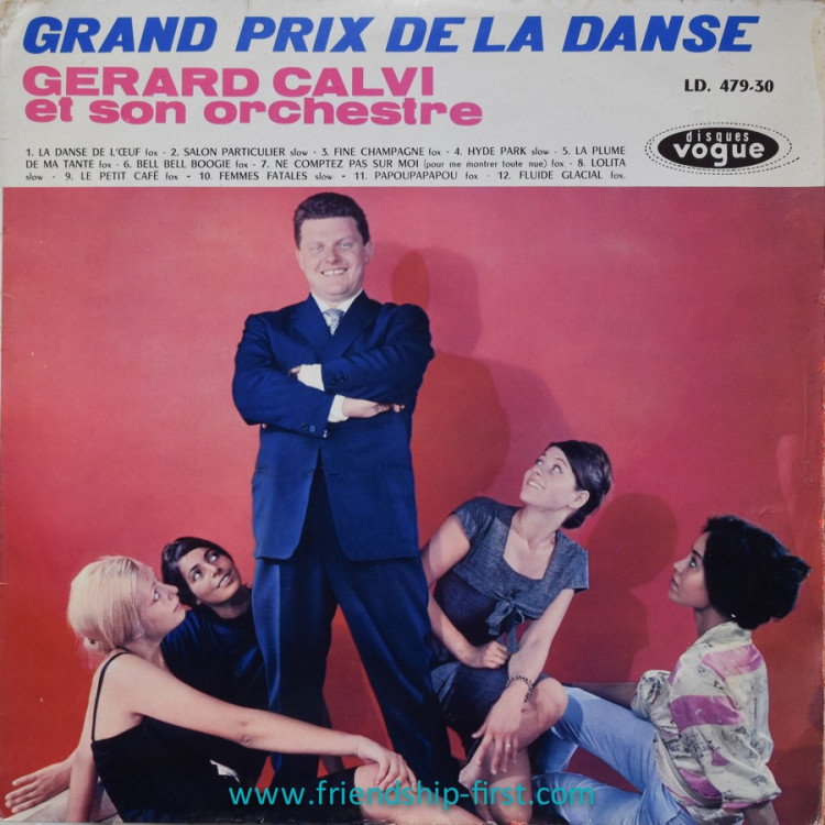 Disque 33 Tours Gérard Calvi et son grand orchestre de danse / Grand prix de la danse (1960)