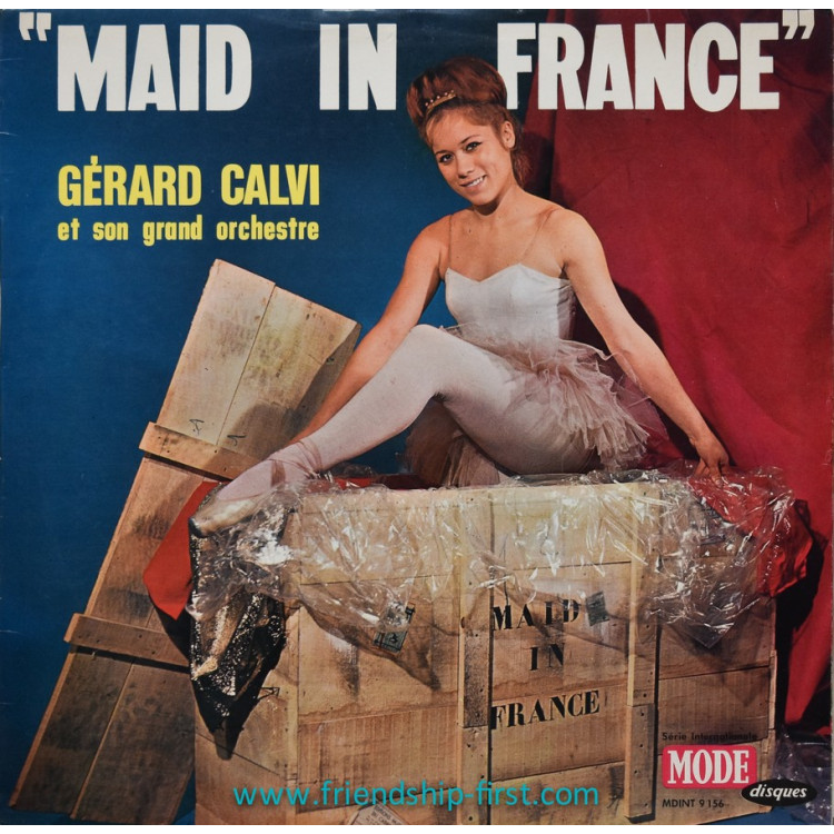 Disque 33 Tours Gérard Calvi et son grand orchestre / Maid in France (1961)