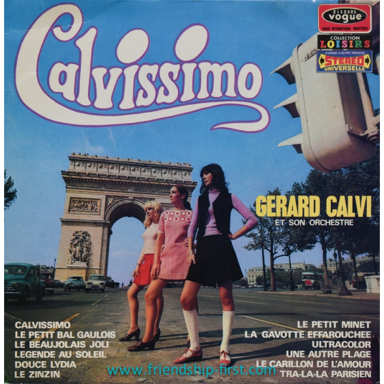 Disque 33 Tours Gérard Calvi et son orchestre / Calvissimo (1967)