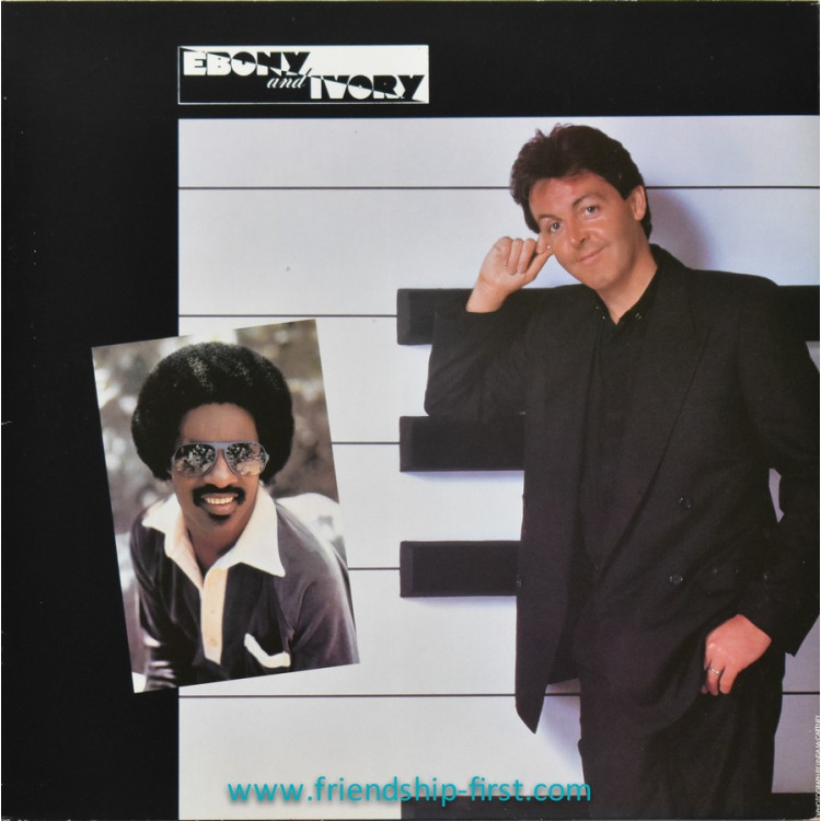 Disque Maxi 45 Tours (3 titres) Paul McCartney / Ebony and Ivory (1982)