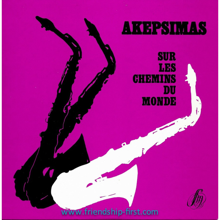 Disque 45 Tours Jo Akepsimas / Sur les chemins du monde (1972)