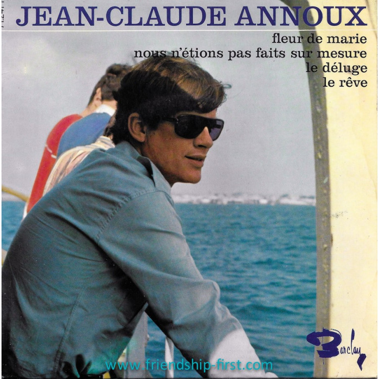 Disque 45 Tours Jean-Claude Annoux / Fleur de Marie (1968)