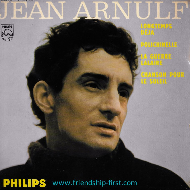Disque 45 Tours Jean Arnulf / Longtemps déjà (1965)
