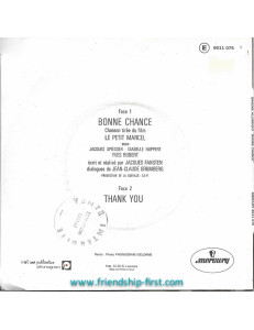 Disque 45 Tours Graeme Allwright / Bonne chance du film "Le Petit Marcel" (1976)
