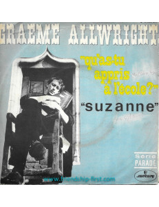 Disque 45 Tours Graeme Allwright / Qu'as-tu appris à l'école ? (1968)