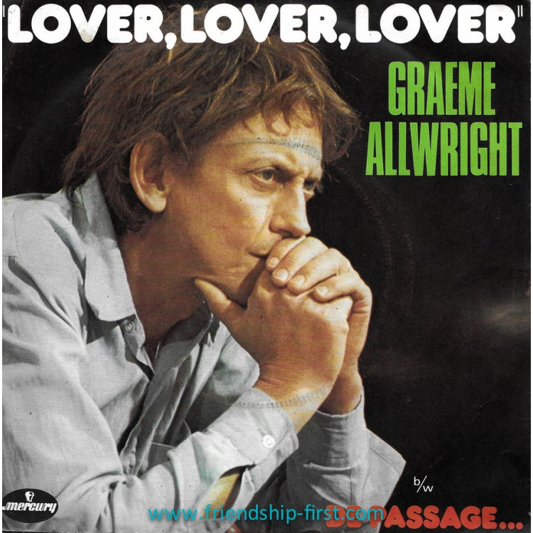Disque 45 Tours Graeme Allwright / Lover, Lover, Lover (1975)