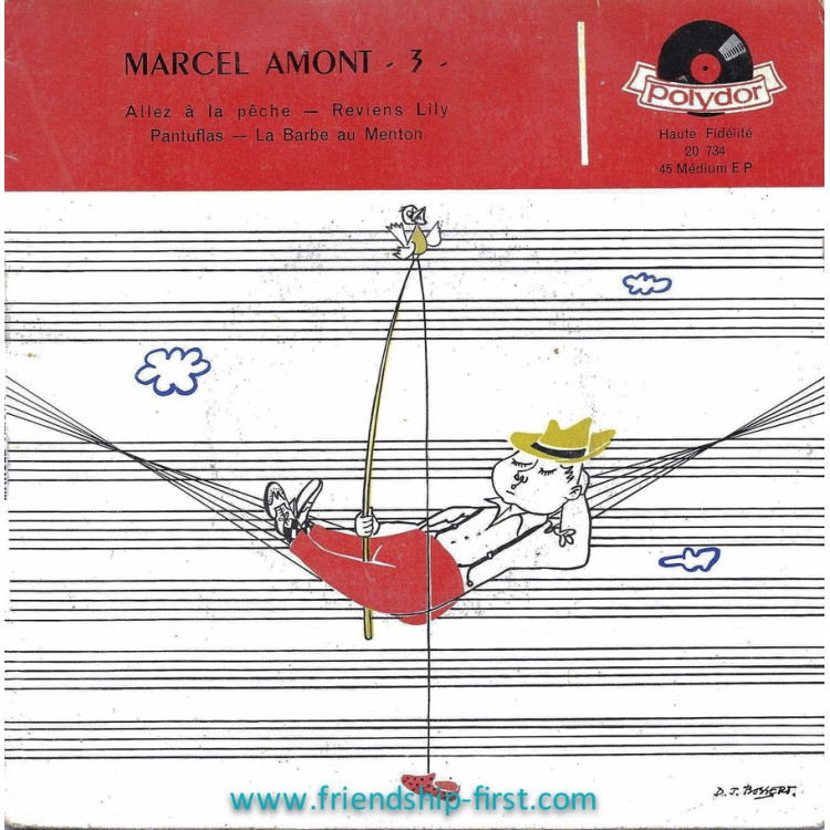 Disque 45 Tours Marcel Amont / Marcel Amont - 3 (1957)