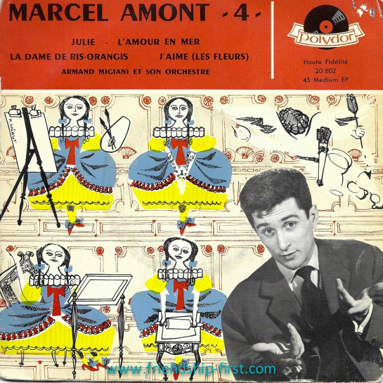 Disque 45 Tours Marcel Amont / Marcel Amont - 4 (1957)