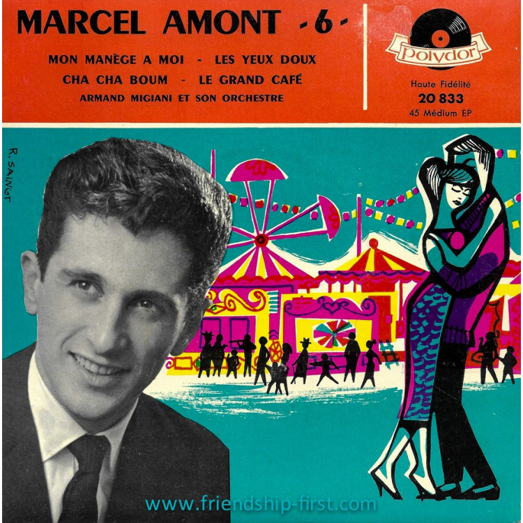 Disque 45 Tours Marcel Amont / Marcel Amont - 6 (1957)