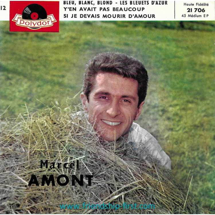 Disque 45 Tours Marcel Amont / Marcel Amont - 12 (1959)