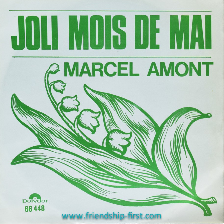 Disque 45 Tours Marcel Amont / Joli mois de mai (1965)