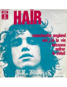 Disque 45 Tours Julien Clerc / Hair (1969)