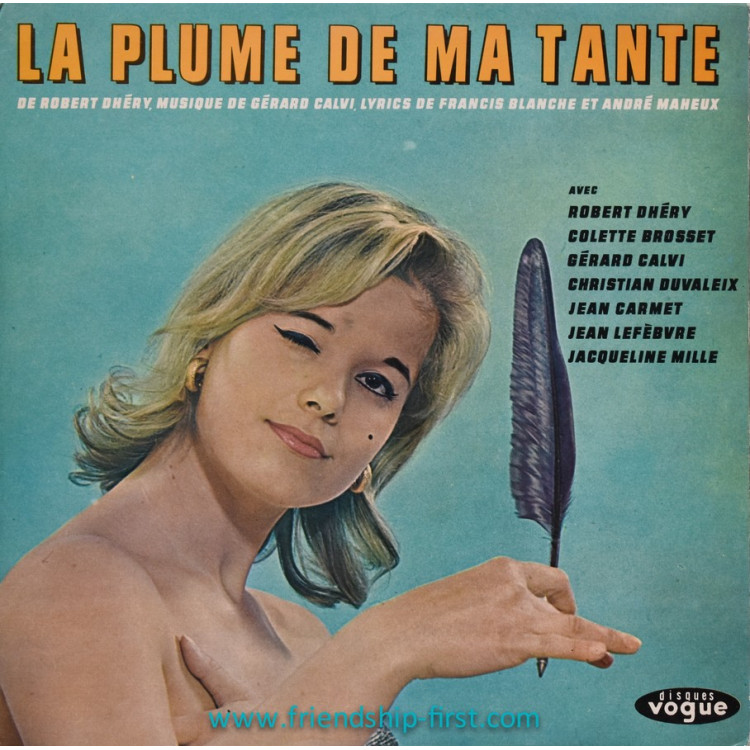 Disque 33 Tours Divers artistes / La plume de ma tante (1965)