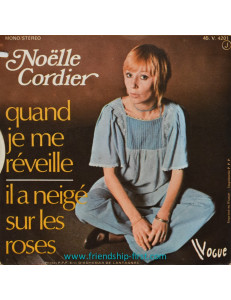 Disque 45 Tours Noëlle Cordier / Quand je me réveille (1973)