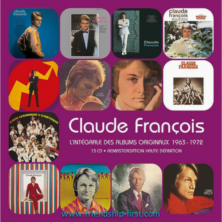 Coffret 13 CD Claude François / L'intégrale des albums originaux 1963-1972 (2011)
