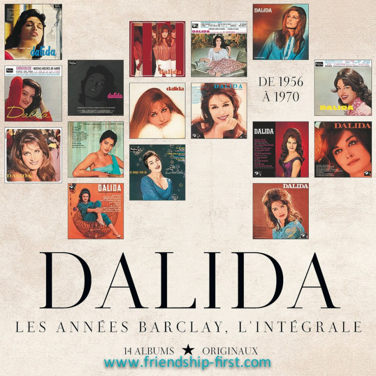 Coffret 14 CD DALIDA / Les années Barclay L'intégrale 1956-1970 (2013)