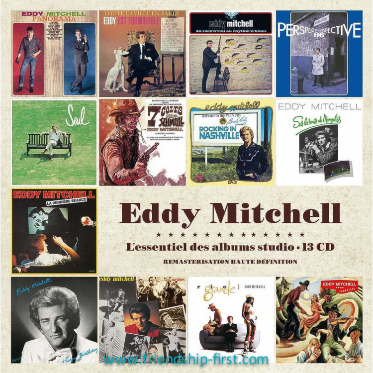 Coffret 13 CD Eddy MITCHELL / L'essentiel des albums studios (2010)