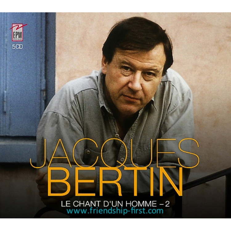 Coffret 5 CD Jacques Bertin / Le chant d'un homme Vol.2 Intégrale 1988-2013 (2025)